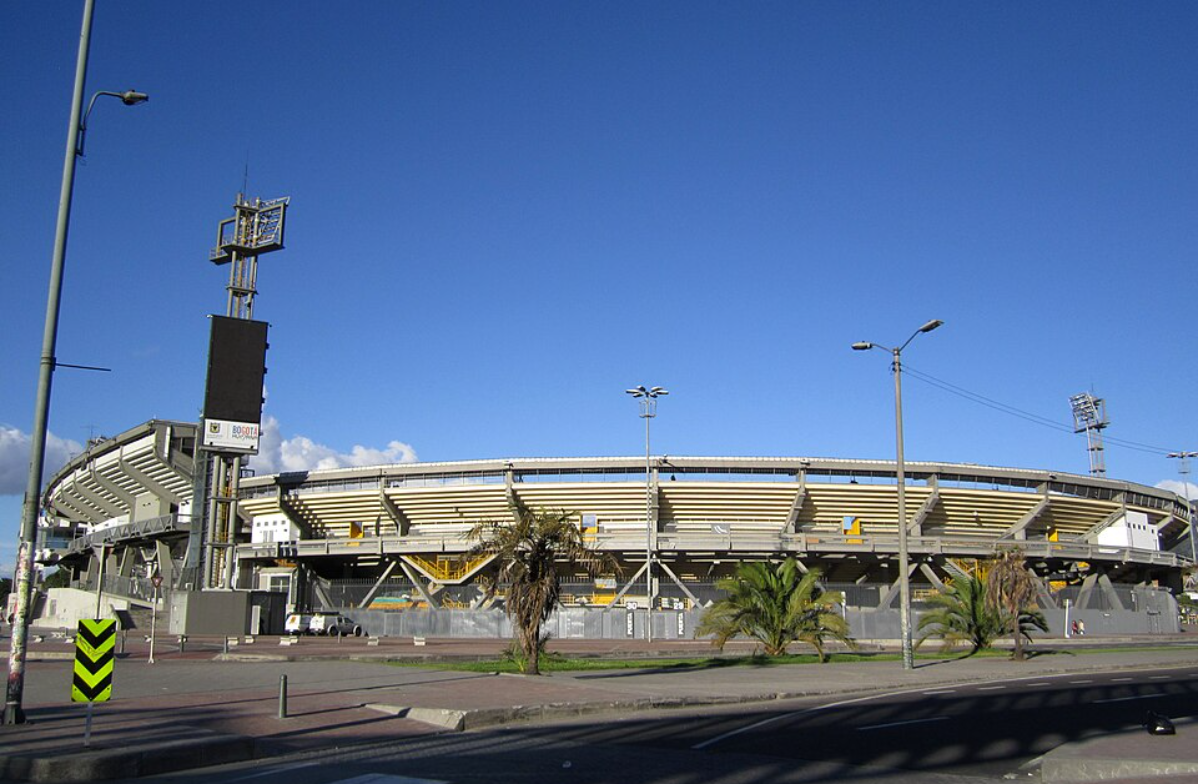 Estadio El Campín de Bogotá, escenario de los disturbios entre Santa Fe y América de Cali